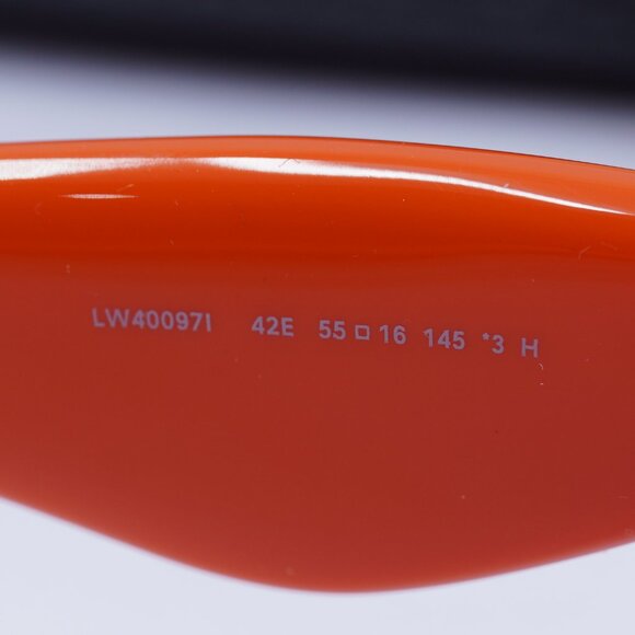 Loewe LW40097I 42E Cat Eye Sunglasses – Orange/Brown
